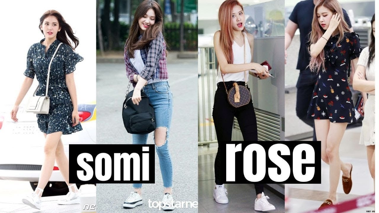 SOMI [I.O.I]  ROSE [blackpink]