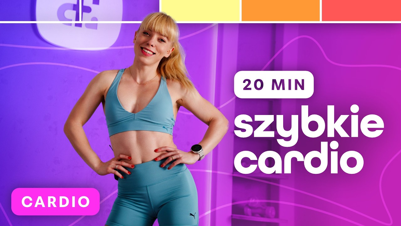 TRENING CARDIO W 20 MINUT | Idealny, kiedy nie masz czasu | szybko i konkretnie 🔥