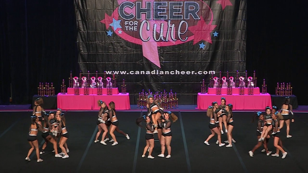 Black Widow Cheer Gym   Love  Int'l Open All-Girl Run 1