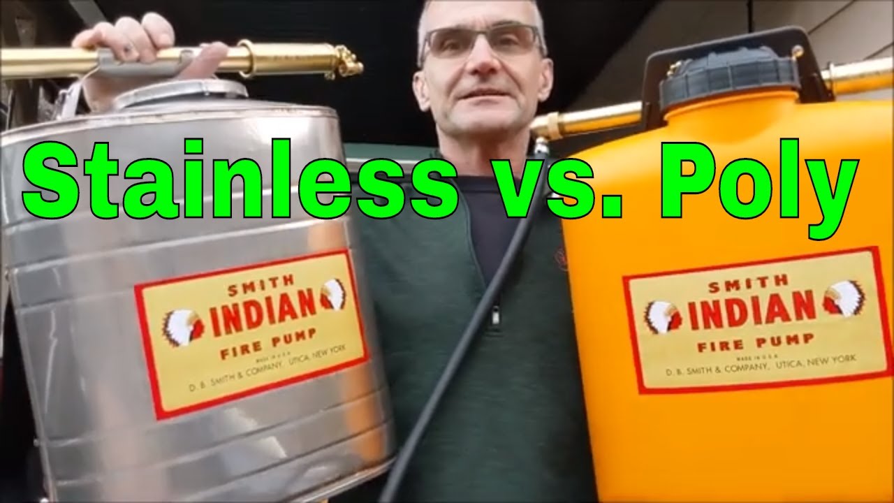 Пожарный насос Smith Indian Backpacker, полимер против нержавеющей стали, обзор и первое использо...