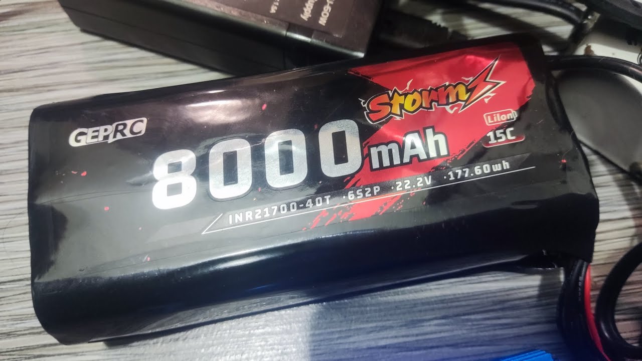 geprc storm 8000mah li ion 6s2p unboxing