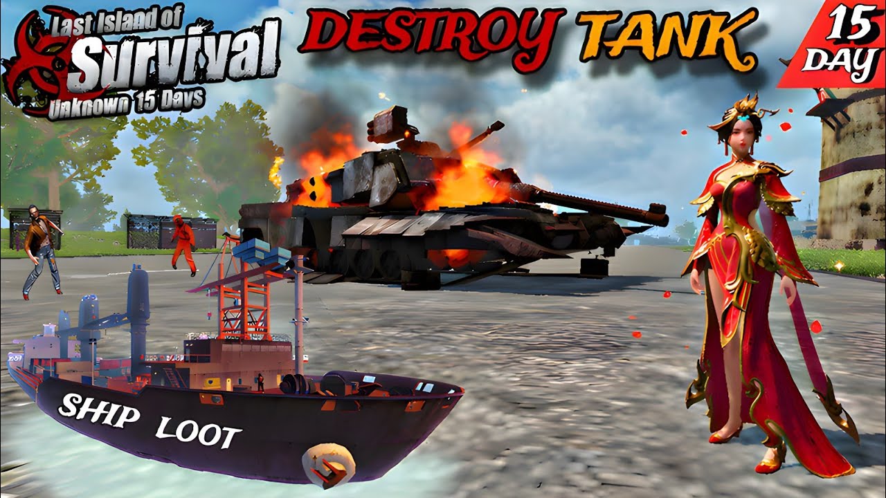 Easy Destroy Tank And Easy To Loot Cargo In Operation Base Last Island Of Survival