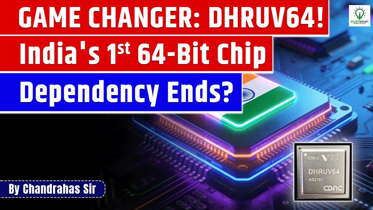 GAME Changer: DHRUV64! | India&rsquo;s First Indigenous 64-Bit Chip Launched | Tech Revolution