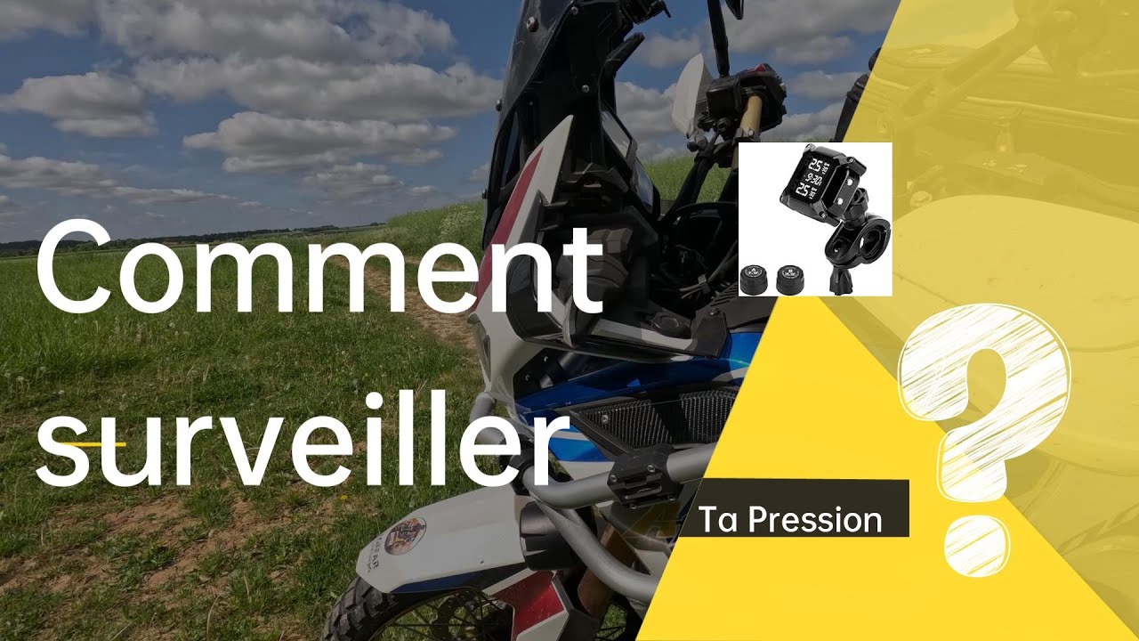Système de surveillance de pression pour pneu moto