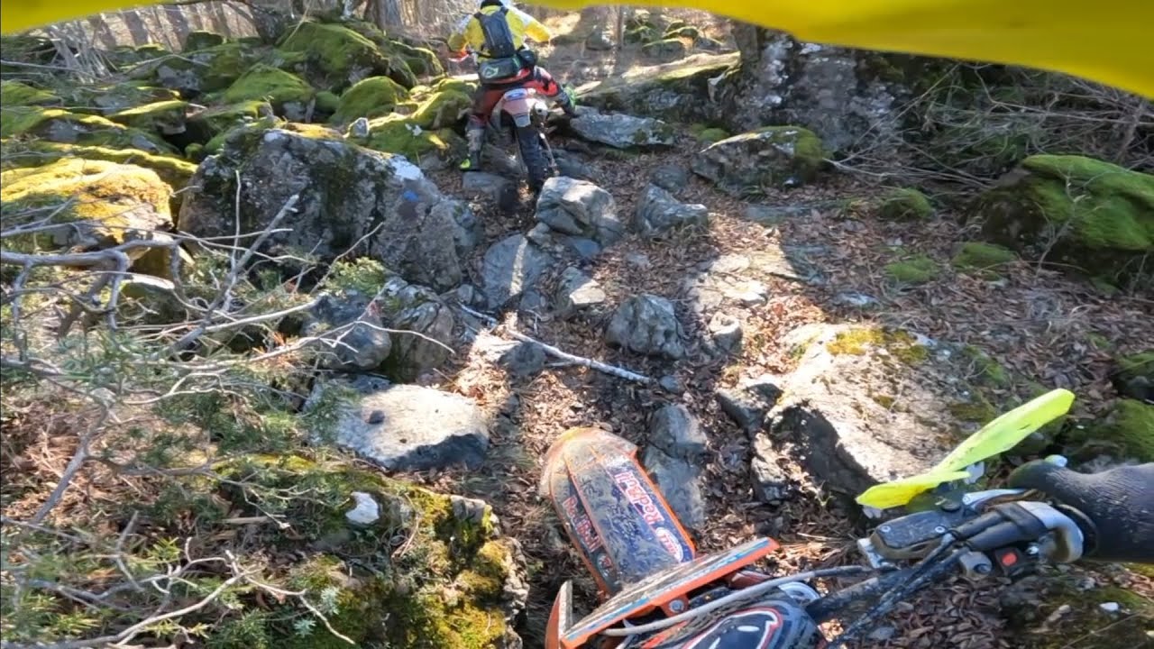 hard enduro ktm 125 sx 2023 / prima endurata col 125, un disastro