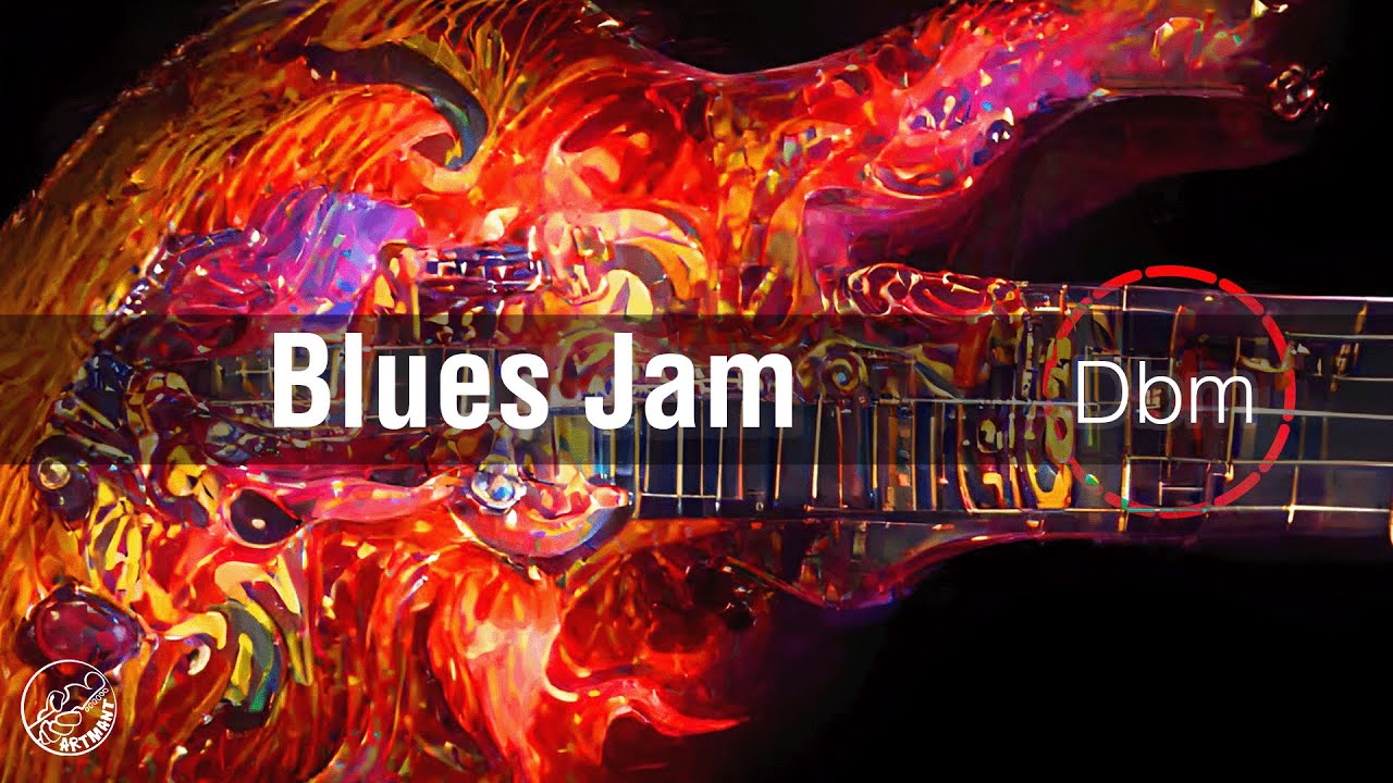 Gary Moore Style Blues Backing Track No Guitar in Db Minor