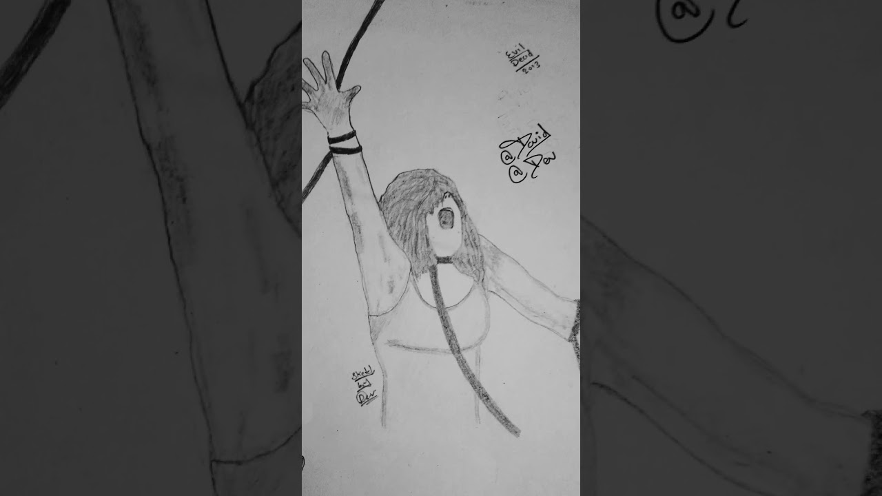 Sketch By Dev #evil #evildead #evildeadthegame #evildeadrisehindi #deadevil #evil