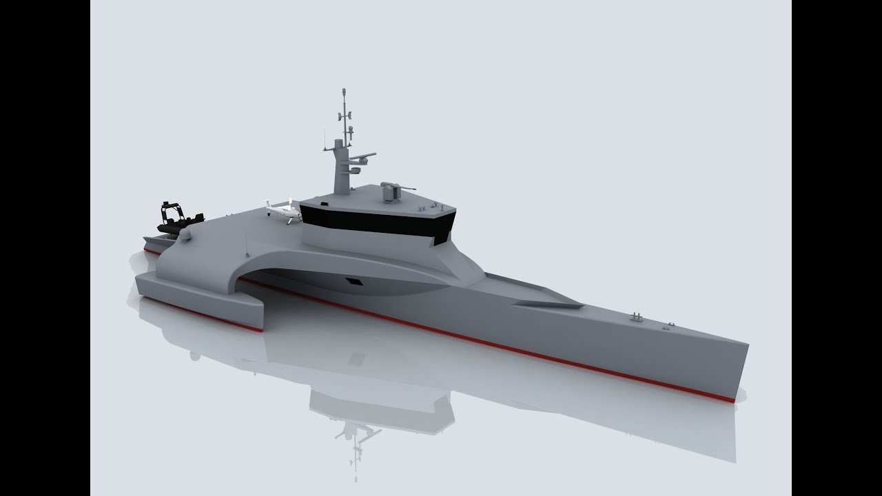 CMN Ocean Eagle 40 trimaran patrol craft at NAVDEX 2013