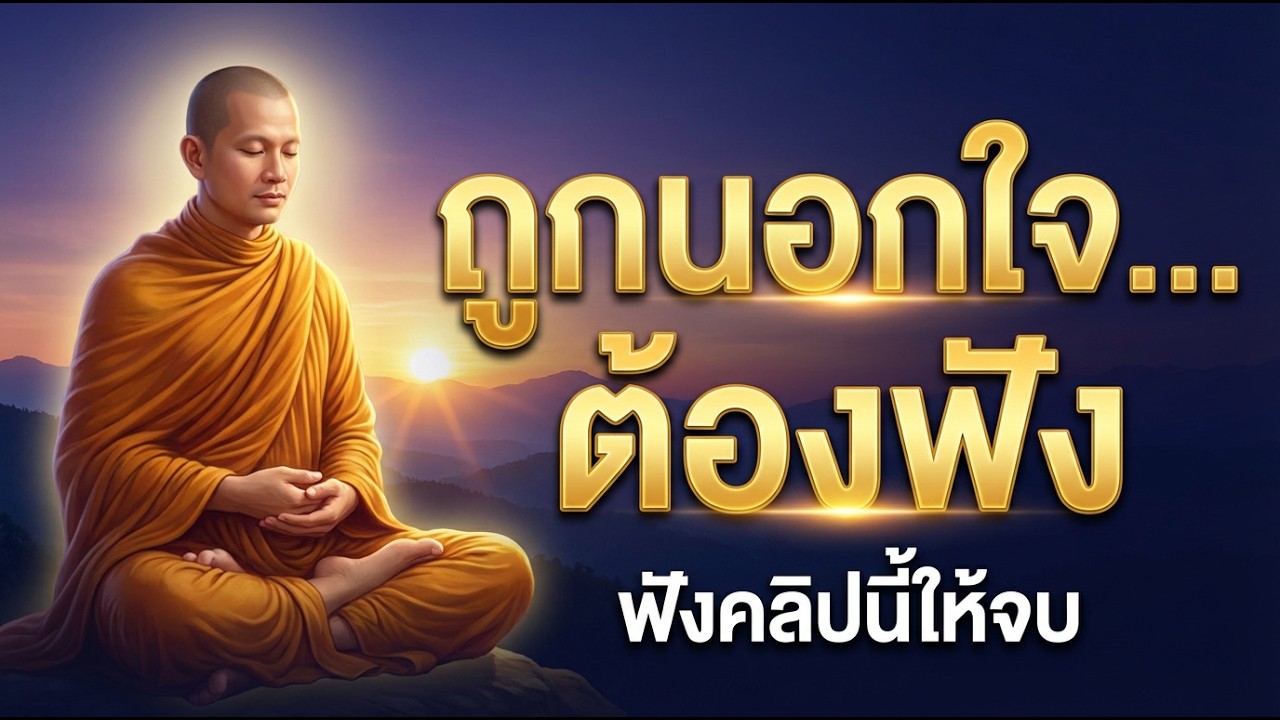 ถ้าคุณถูกคนรักนอกใจ... ฟังคลิปนี้ให้จบ... วิธีถอนลูกศรแห่งความทุกข์... เพื่อกู้คืนชีวิตใหม่ด้วยปัญญา