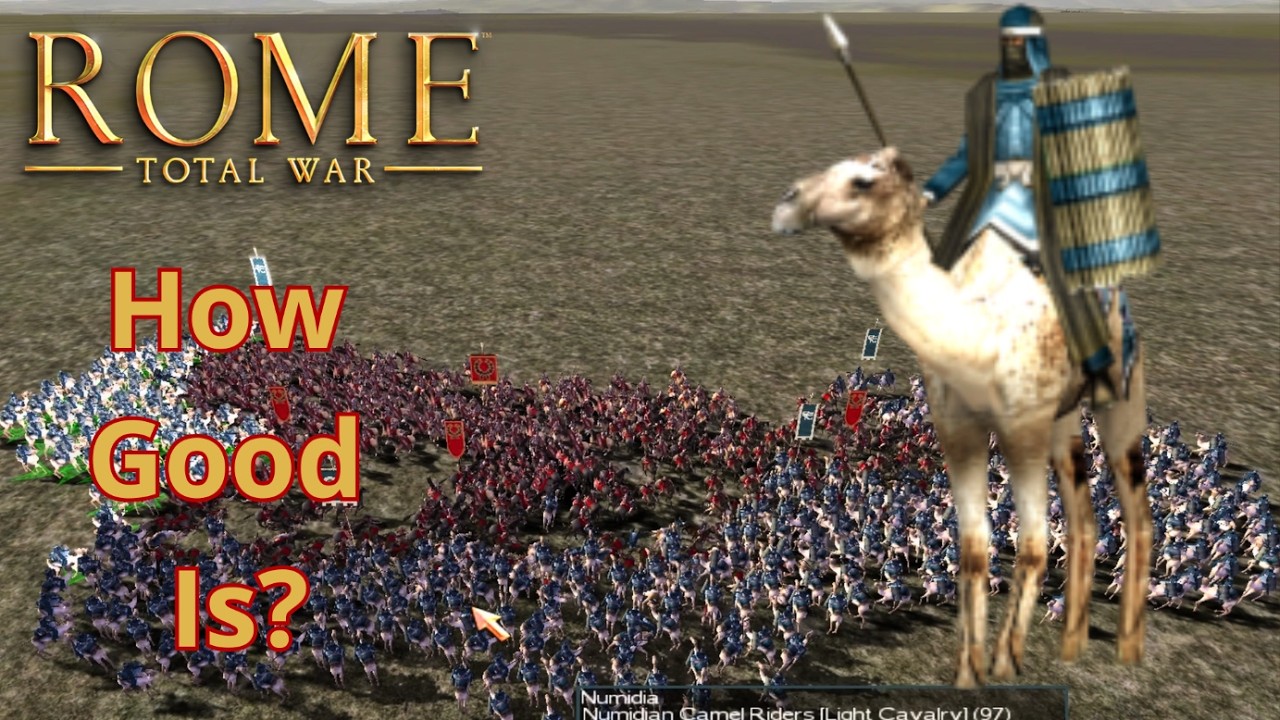 How Good Is Numidian Camel Riders on VH Difficulty in OG Rome: Total War?