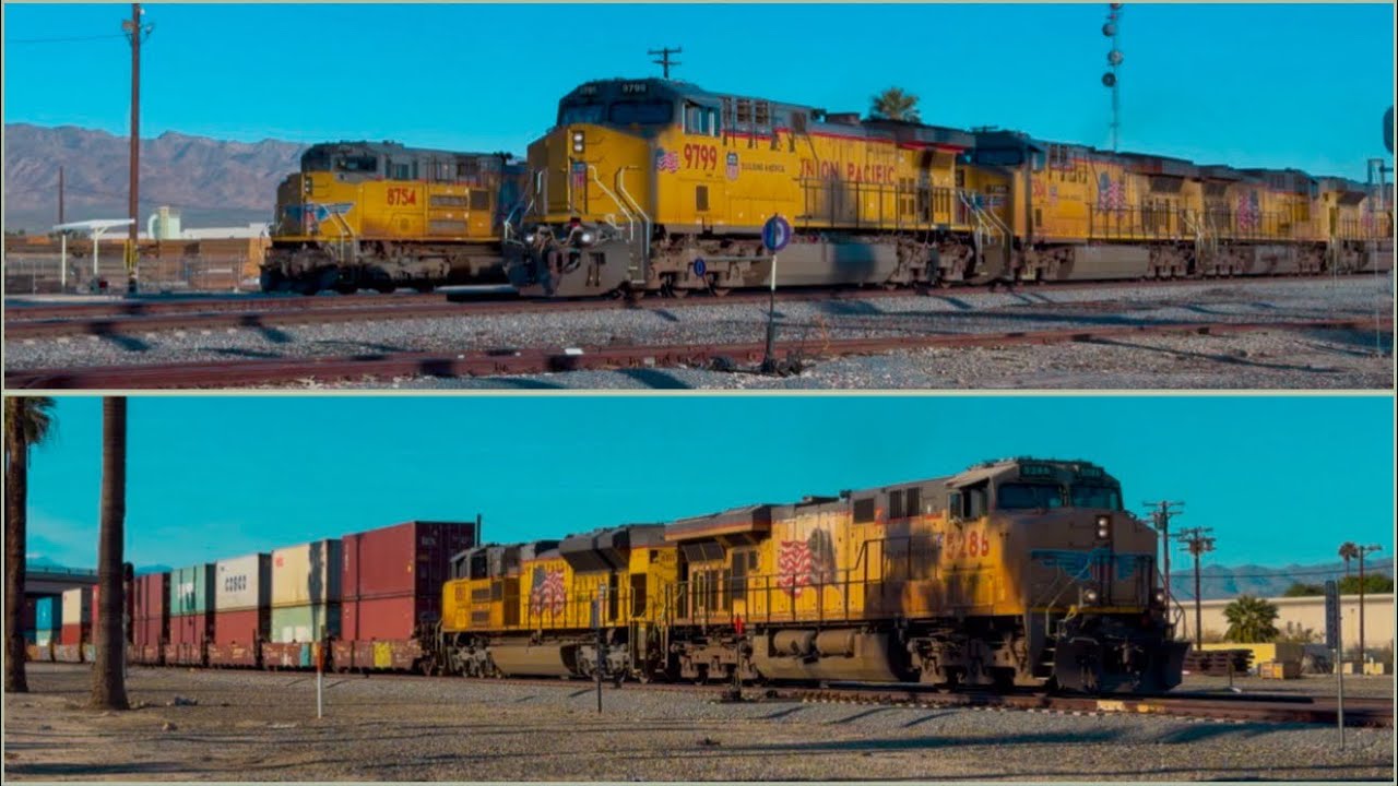 Full Throttle Trains at Indio on the Yuma Sub! | January 17, 2026