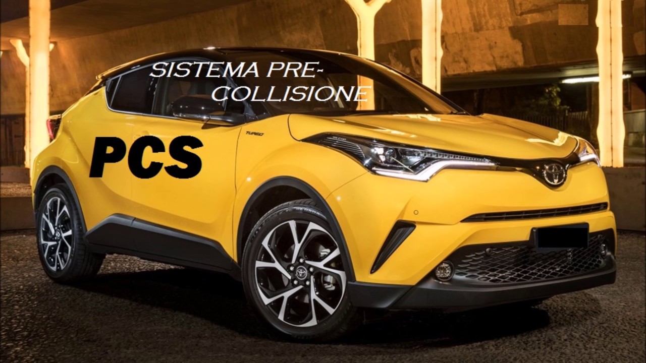 TOYOTA C-HR - PCS frenata assistita - COME FUNZIONA - TEST ED AUDIO ORIGINALE