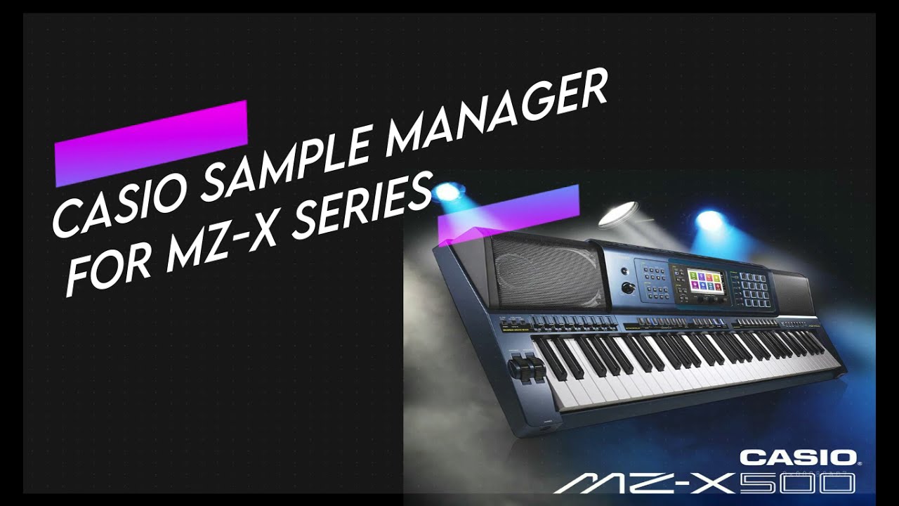 Creating Tones using CASIO SAMPLE MANAGER | Simon Jayakumar