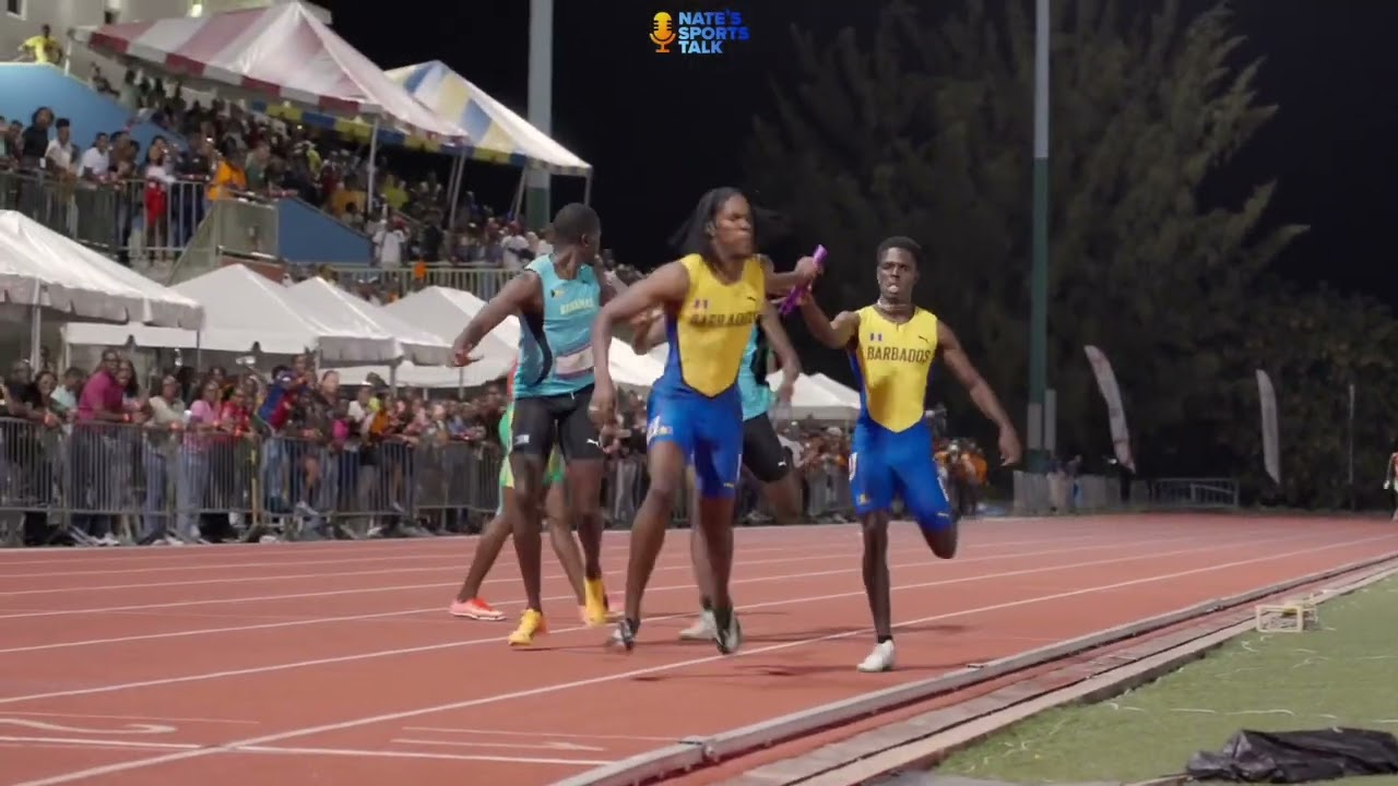 Barbados men's 4x400m team put on a show at the Barbados Grand Prix, winning in 3:04.99 seconds