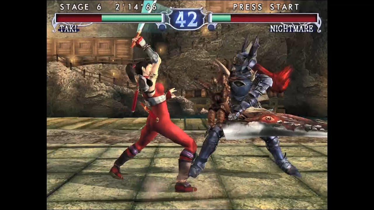Soulcalibur II (GameCube, Arcade Mode) - Taki