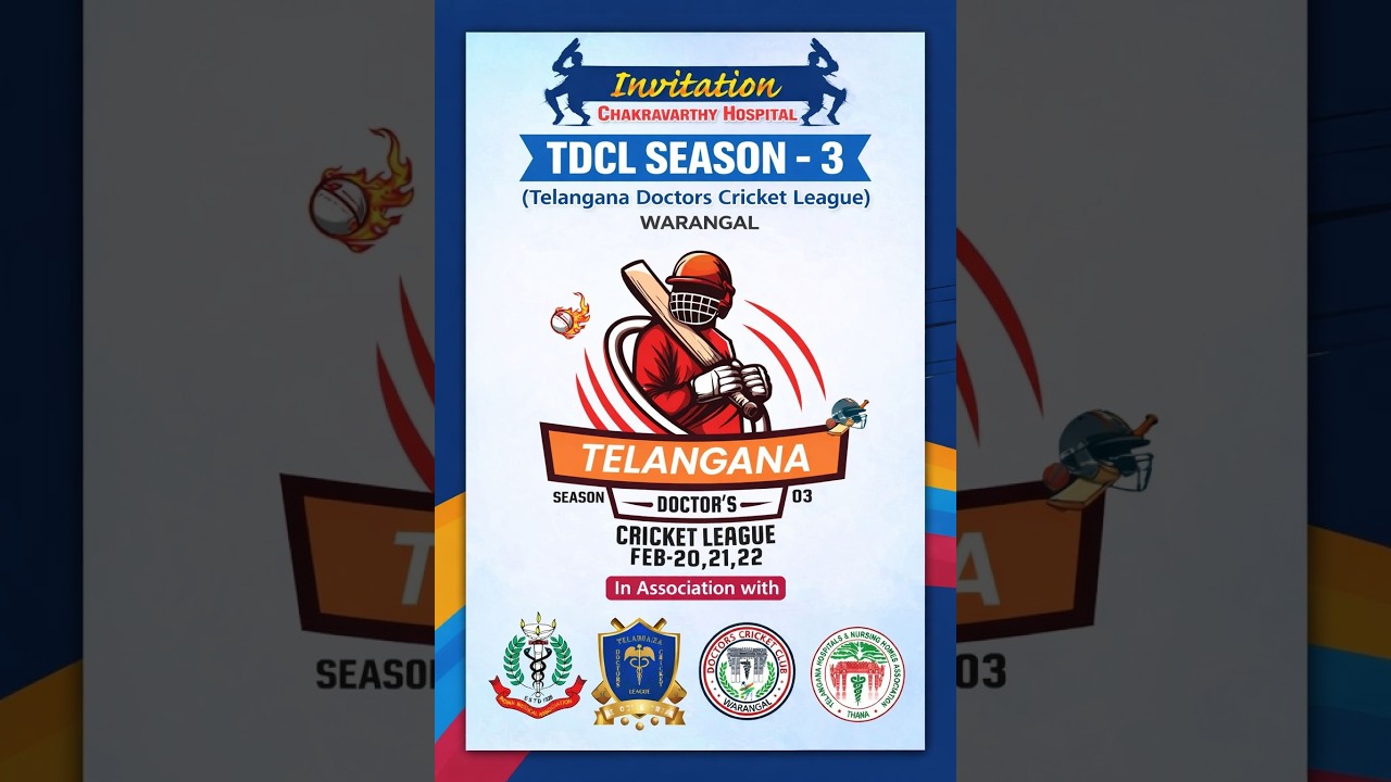 GROUP DIISHAMSHABAD SMASHERS VS KINGS MAHABUBABADII TDCL SEASON 3II TELANGANA DOCTORS CRICKET LEAGUE