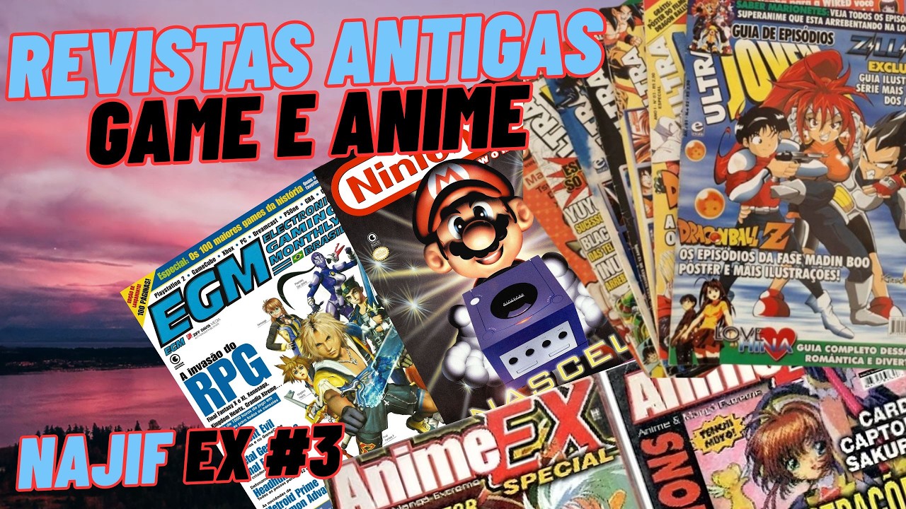 REVISTAS ANTIGAS DE GAMES E ANIMES // NAJIF EX #3