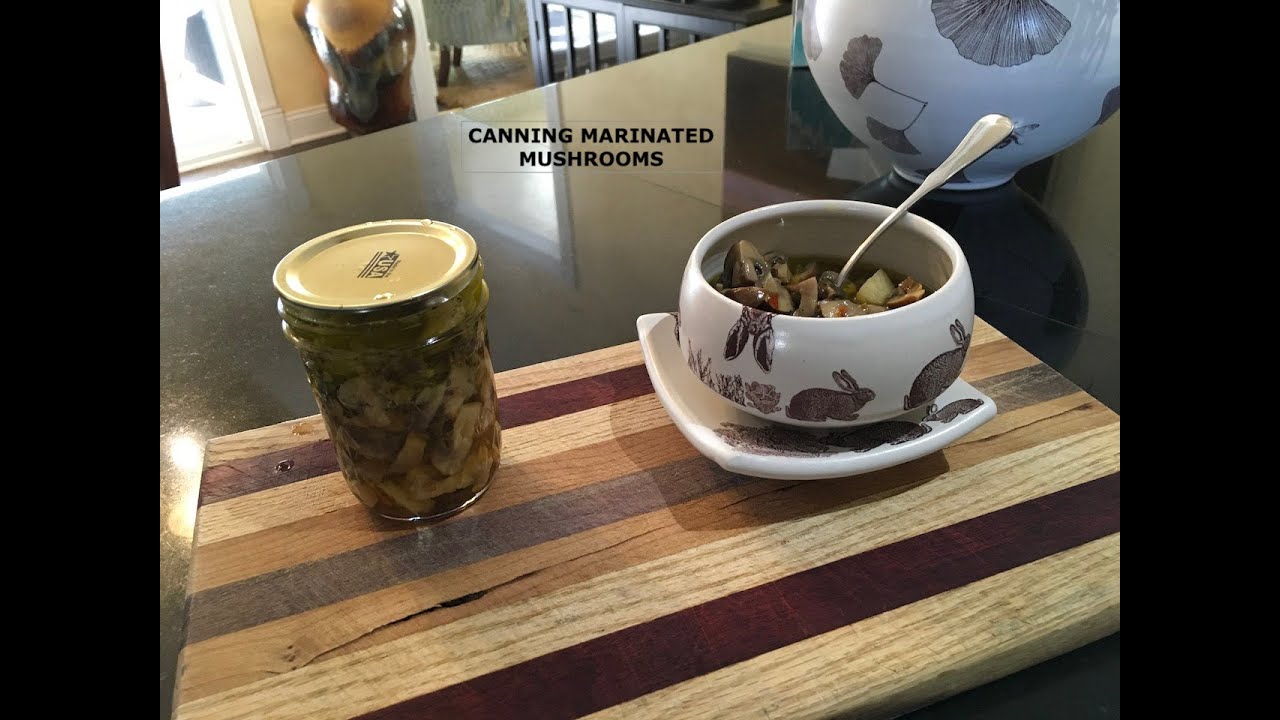 Canning Marinated Mushrooms
