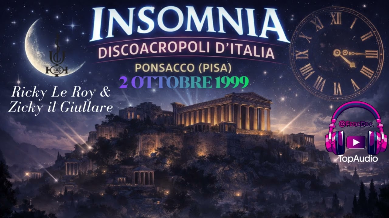 INSOMNIA 2 Ottobre 1999 | Ricky Le Roy & Zicky - LIVE Inedito 😱