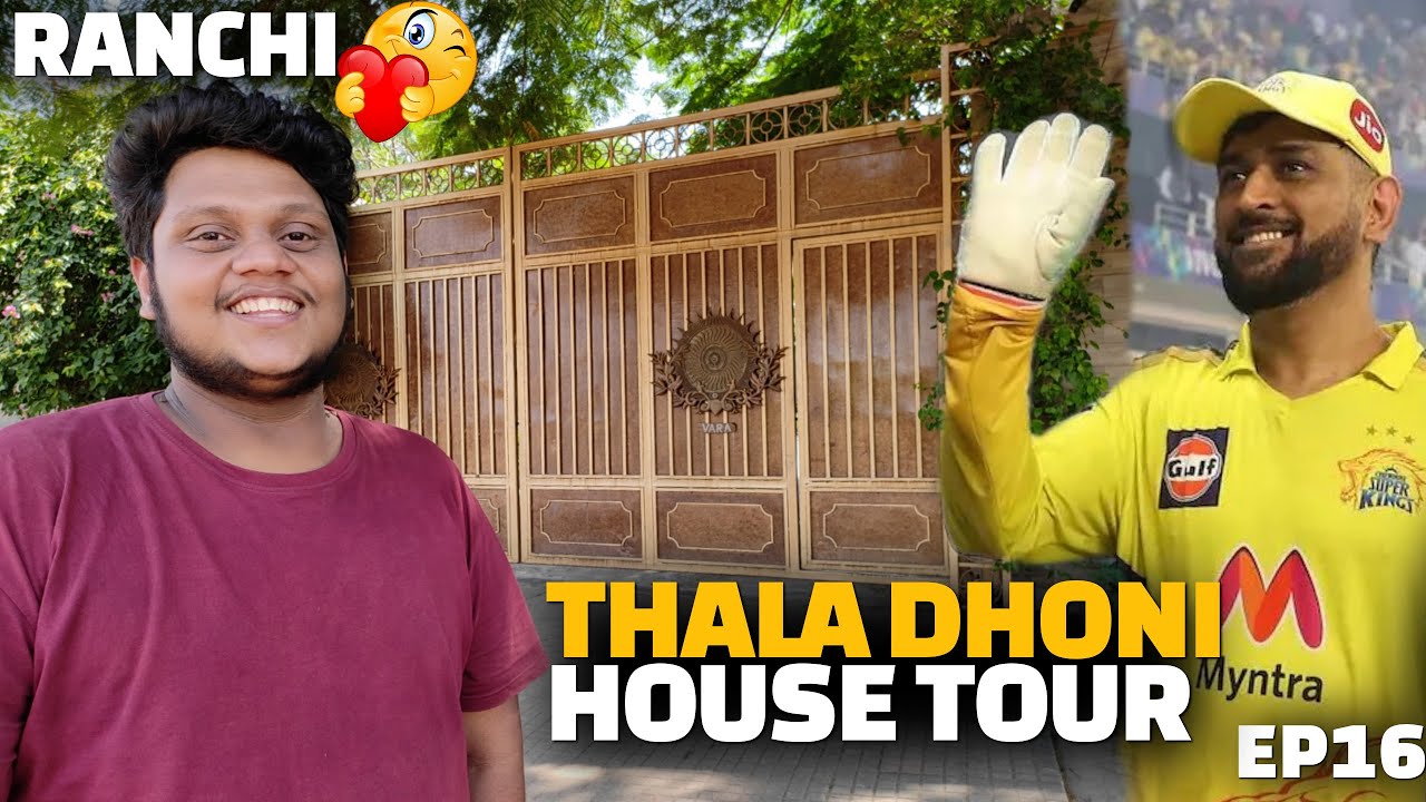 Thala Dhoni house tour 😍😍 | Exploring Ranchi city | Incredible India EP16