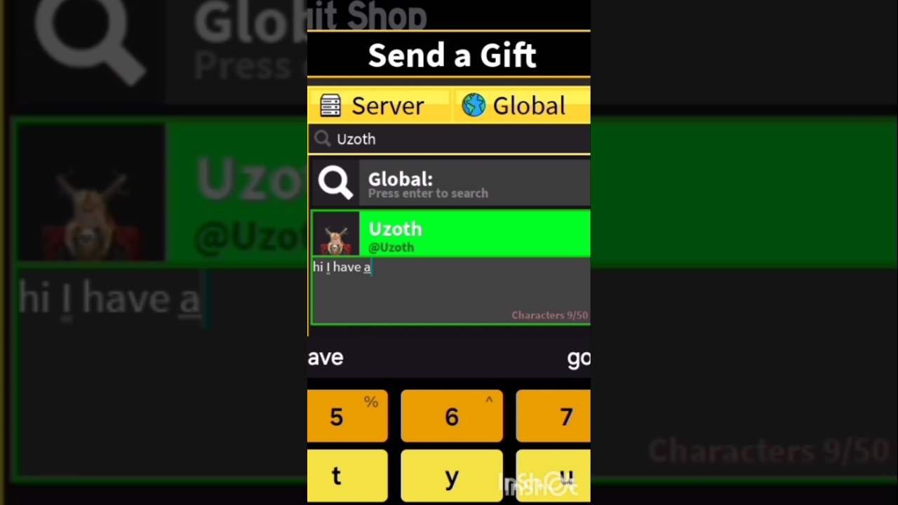 gifting 🎁 @ItsUzoth  let's see if he will gift perm dragon 🤑🤑#bloxfruits
