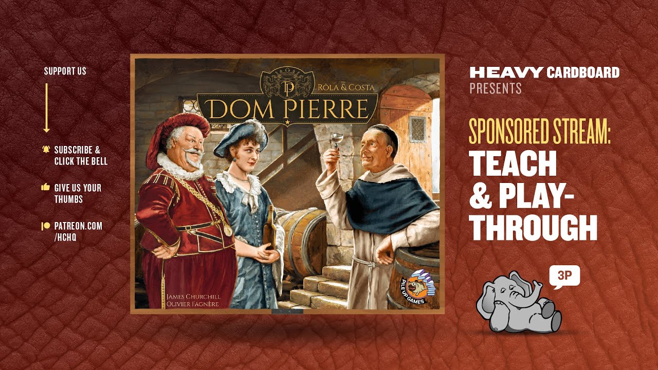 Dom Pierre - 3p Teaching & Play-through by Heavy Cardboard