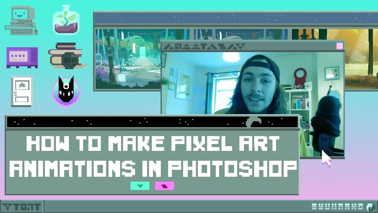 How I Make Pixel Art Animations In Photoshop. (Updated Tutorial)