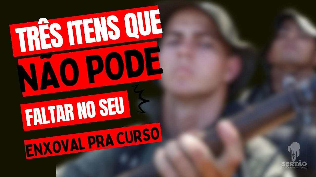 TRÊS ITENS QUE NÃO PODEM FALTAR NO SEU ENXOVAL DO CURSO OPERACIONAL