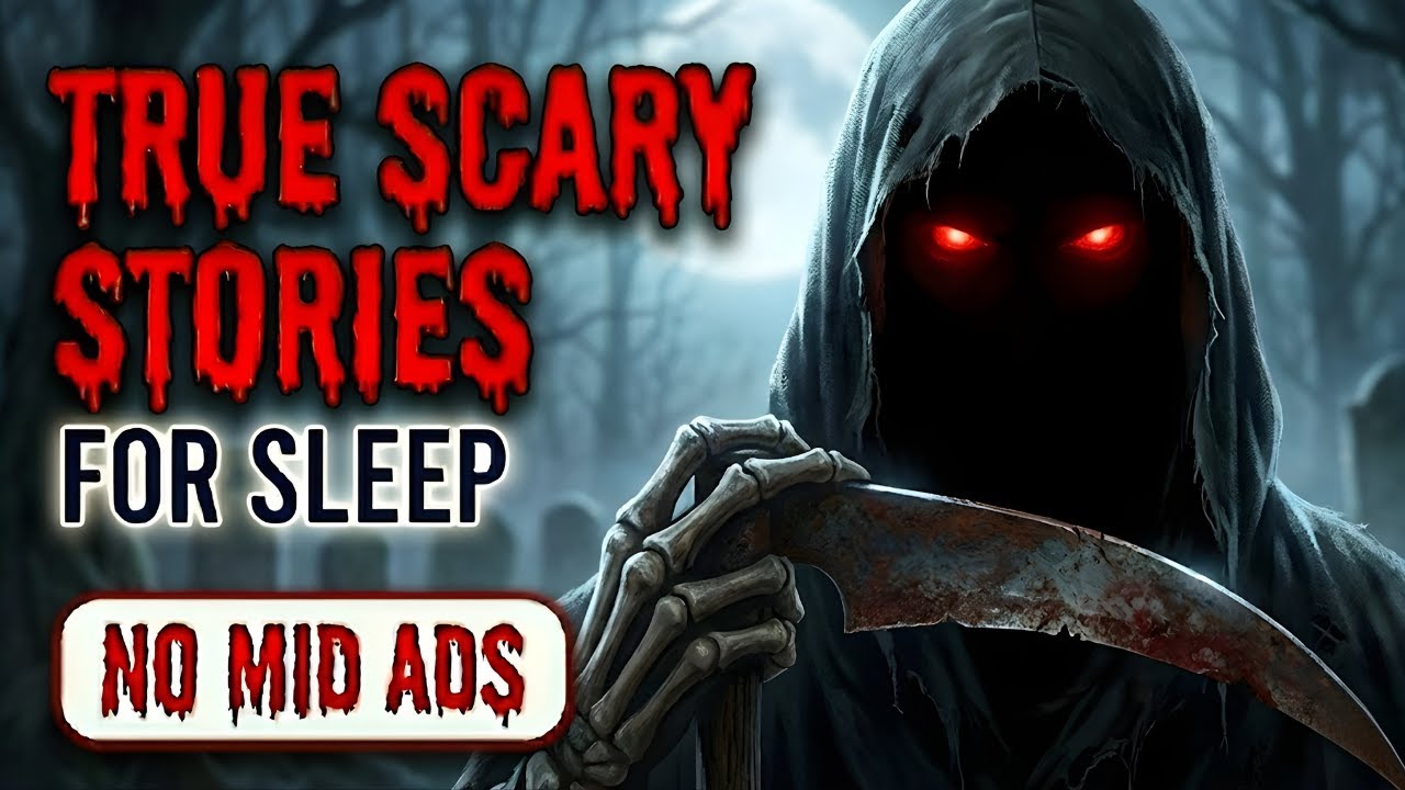 🛑 NO MID ADS 🛑 3+ HOURS of TRUE Scary Stories for Sleep | Gentle Rain | Black Screen | Vol.72
