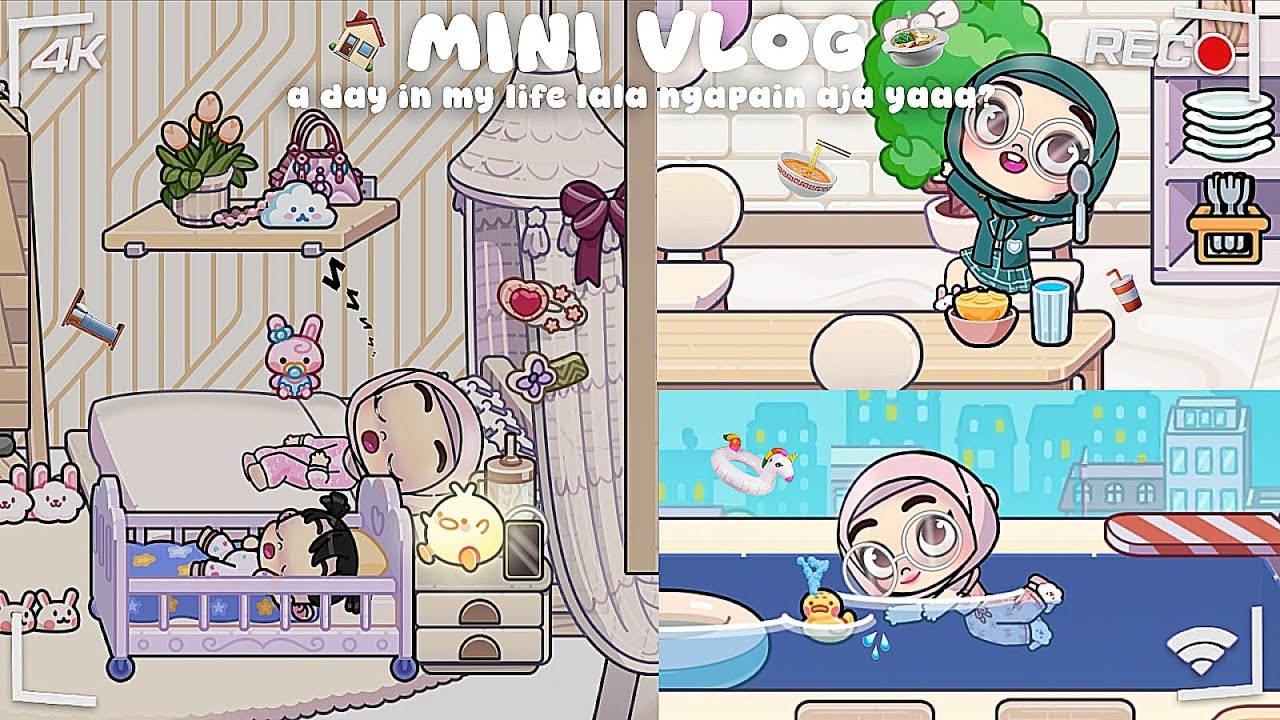 (AVATAR WORLD)MINI VLOG A DAY IN MY LIFE LALA NGAPAIN AJA YAAA??