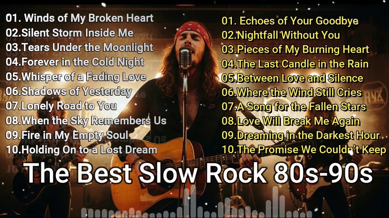 Scorpions, Aerosmith, BonJovi, Led Zeppelin, The Eagles Greatest Hits Slow Rock Ballads 70s 80s 90s.