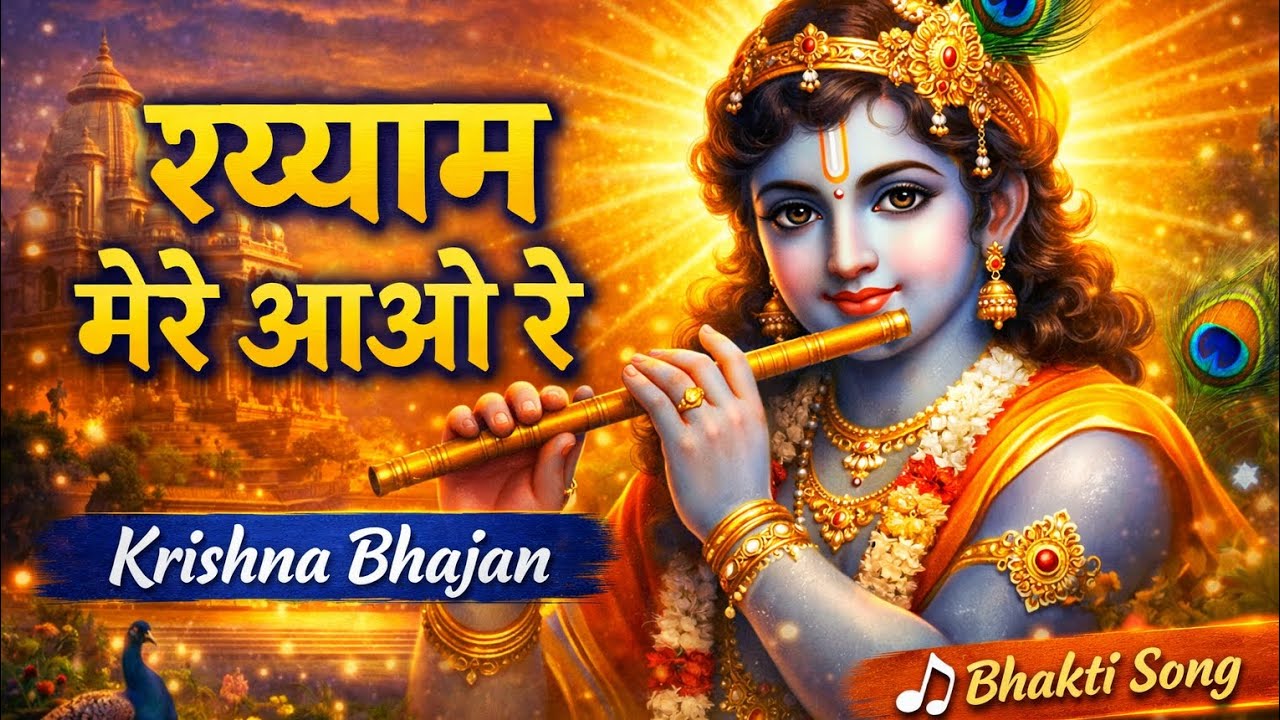 श्याम मेरे आओ रे🌄☀️ | Beautiful Krishna Bhajan | Latest Hindi Bhakti Song 2026 #bhakti #bhajan 