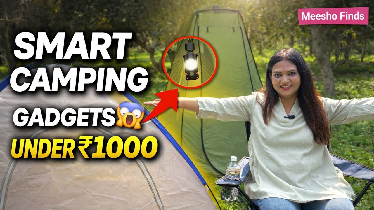 Smartest Camping Gadgets Under ₹1000 😱 | Outdoor Camping Gadgets from Meesho