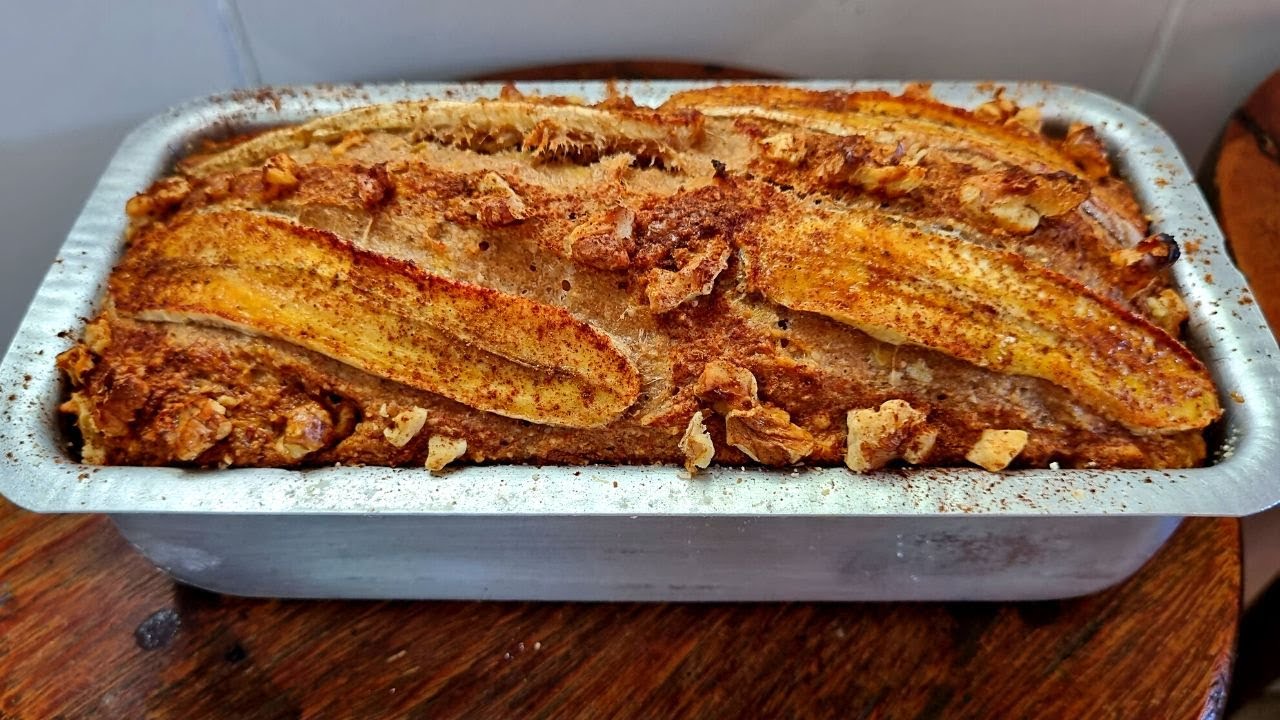 ХЛЕБ С ОВЕСАМИ, БАНАНАМИ И ОРЕХАМИ, БЕЗ ПШЕНИЦЫ, БЕЗ САХАРА, БЕЗ МАСЛА, БЕЗ Лактозы - ЗДОРОВЫЙ