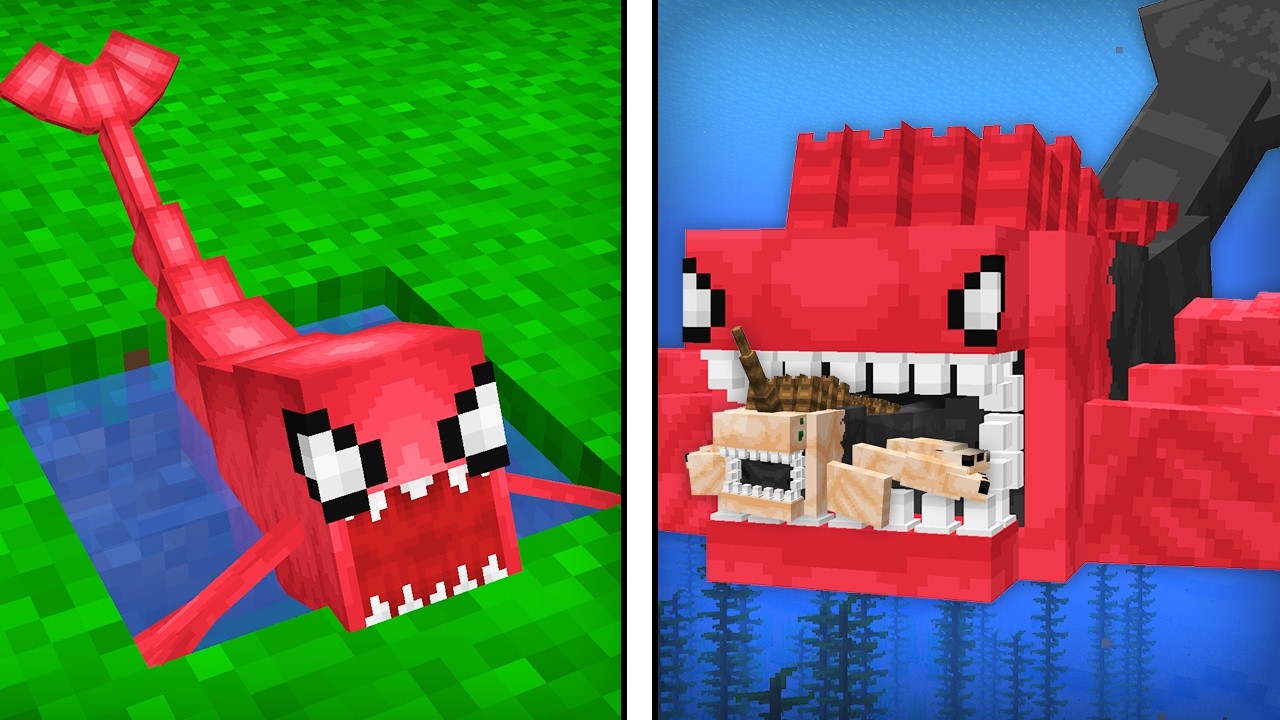 Minecraft AMA Balık Oldum