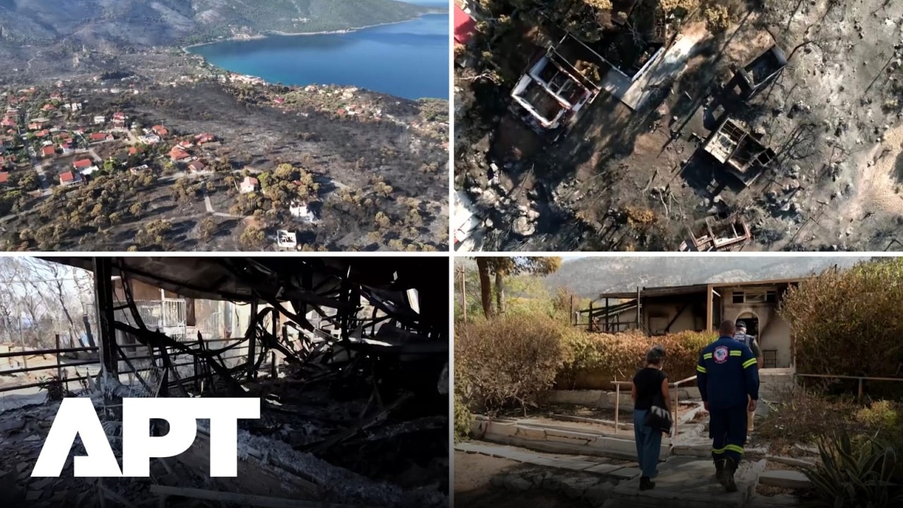 Greece Wildfire Aftermath: Residents Devastated by Destruction of Lifelong Homes | APT