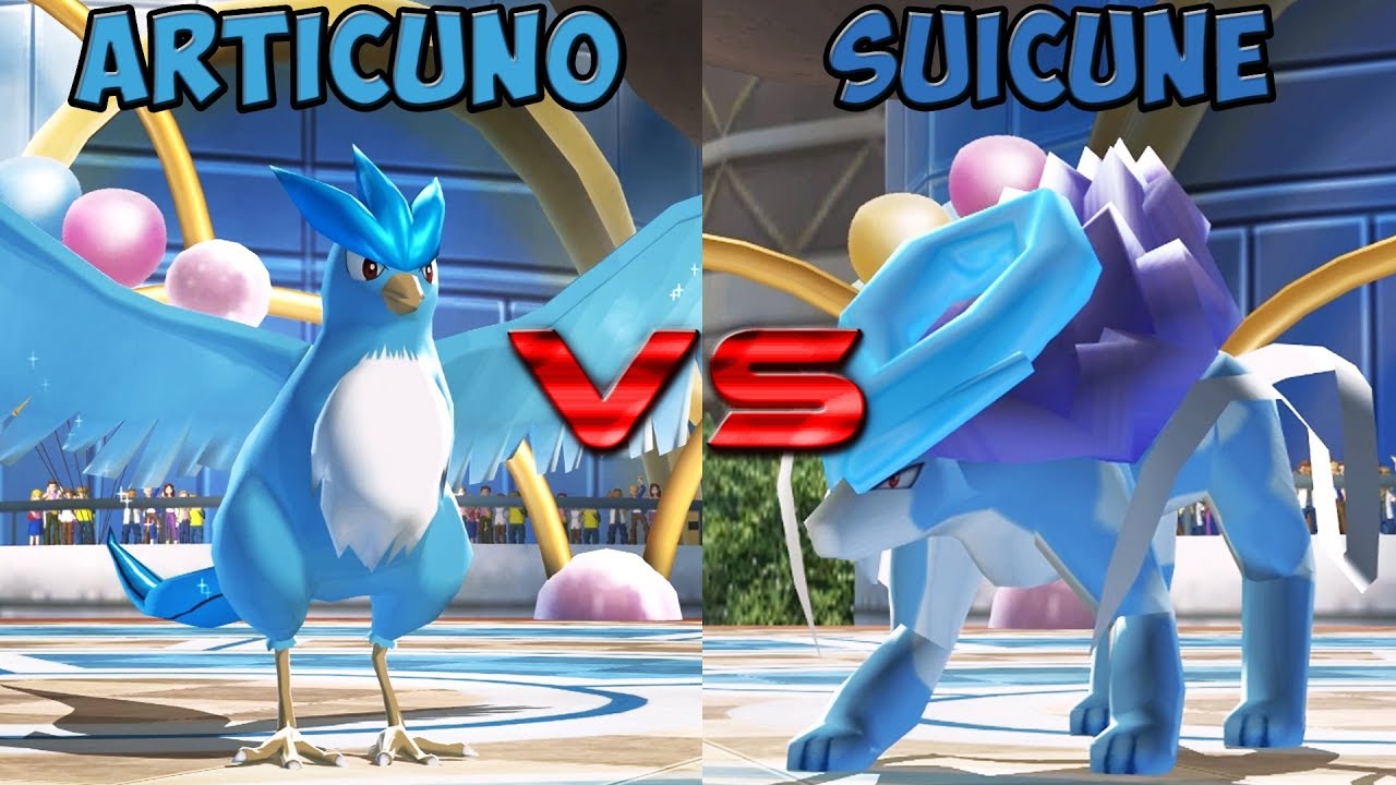 Pokemon battle revolution - Articuno vs Suicune