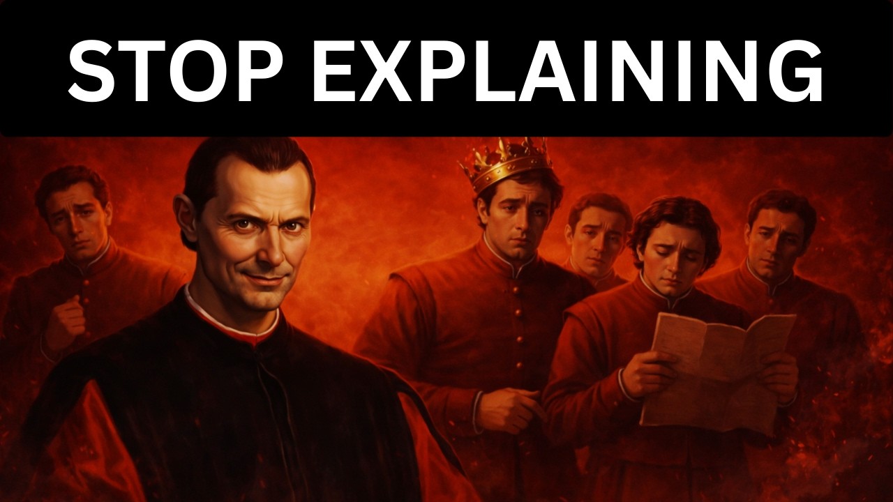 NEVER Explain Yourself  It Signals Weakness – Machiavelli