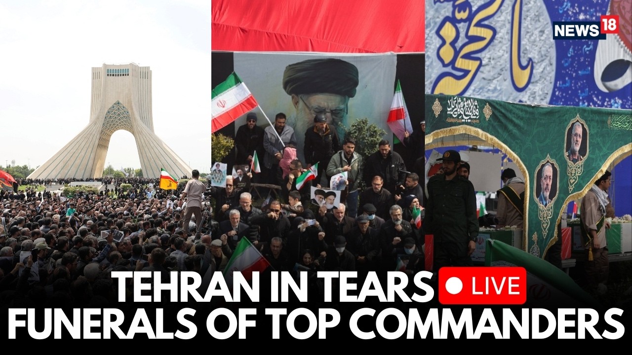Iran-Israel War LIVE: Iran Buries Top Military Commanders Killed In War As Crowds Gather In Tehran