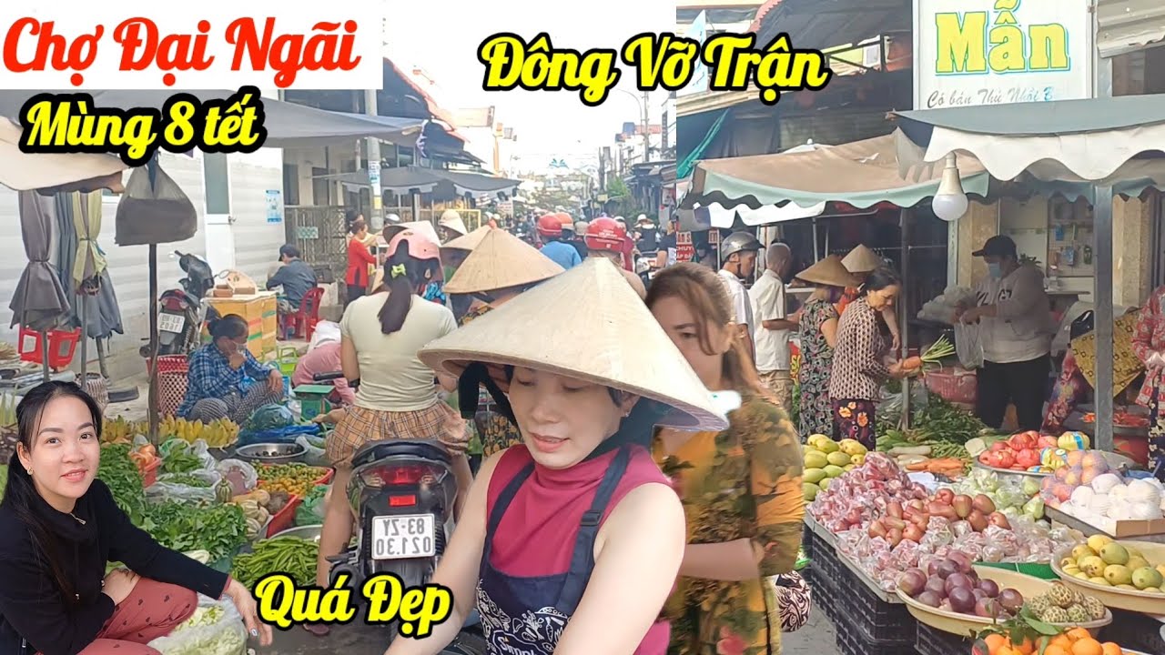 Gặp quá nhiều Người Đẹp Chợ Đại Ngãi - Sóc Trăng ( Cần Thơ) Toàn là Đặc Sản, đông vui tấp nập 