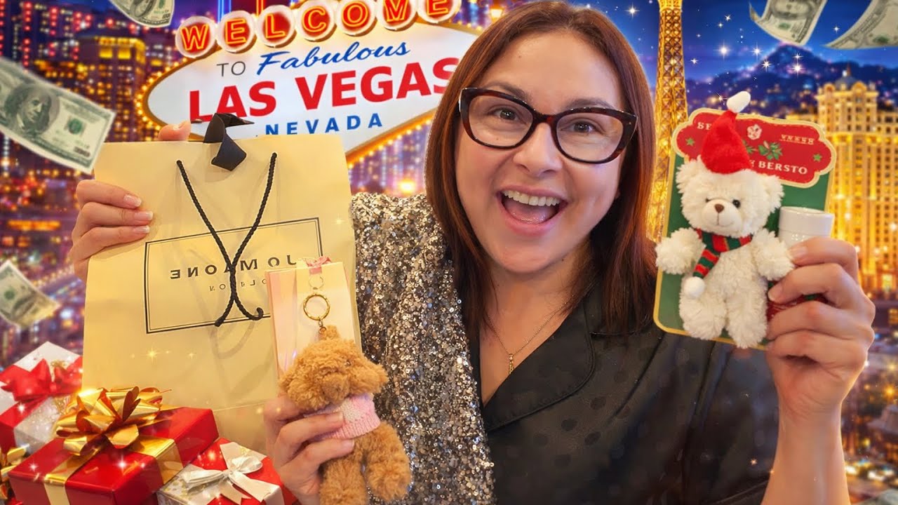 Me gaste TODO MI DINERO en Las Vegas 😭. Te muestro mis regalos de NAVIDAD 🪅 😱
