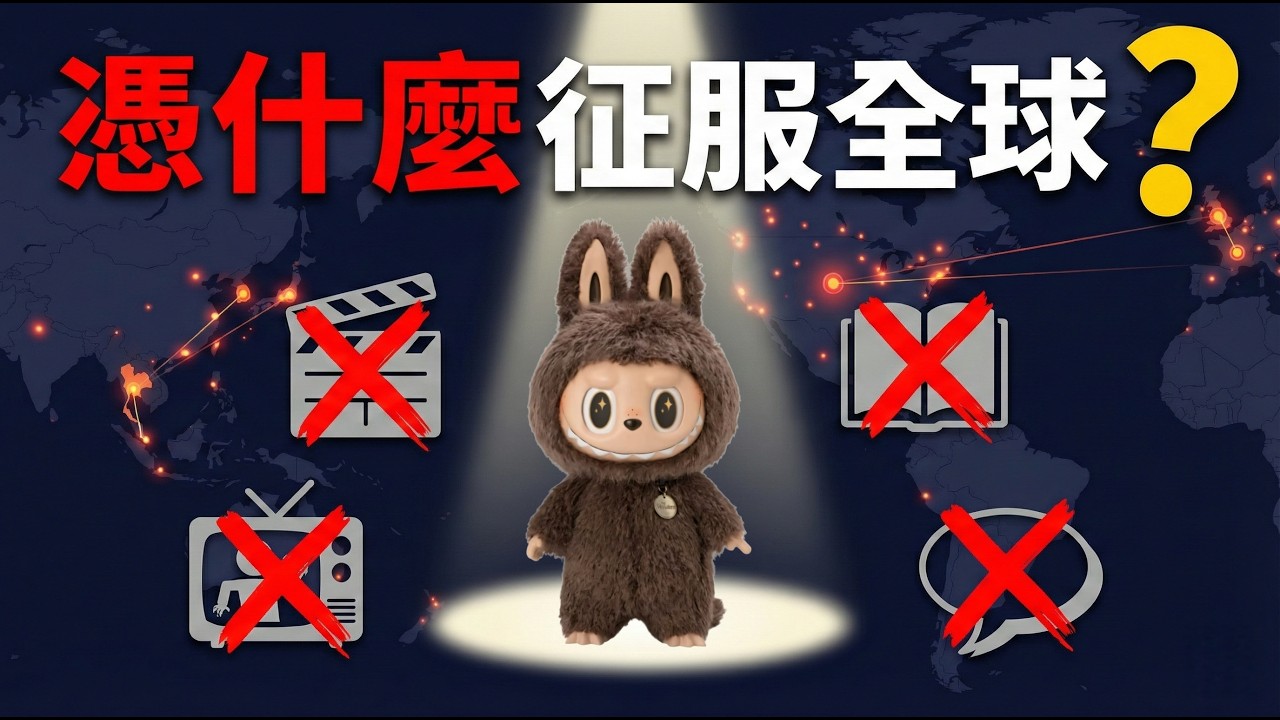 Labubu拉布布｜沒有電影沒有故事，一個塑料玩偶憑什麼讓全世界排隊瘋搶？