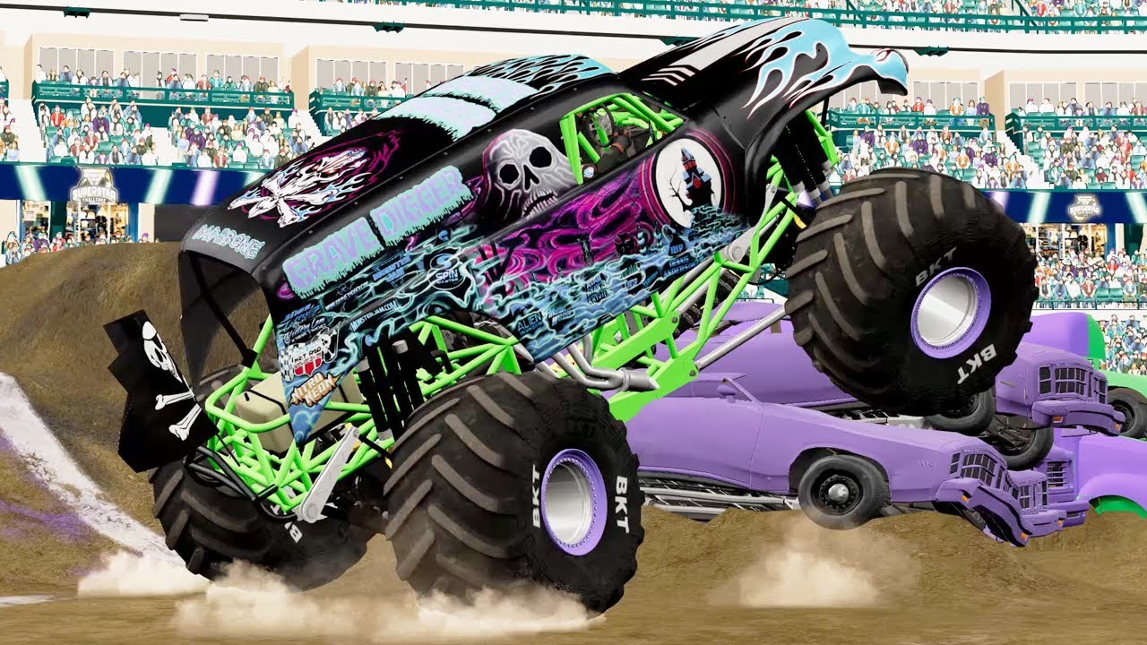 20 Truck Superstar Challenge Freestyle - BeamNG.Drive Monster Jam