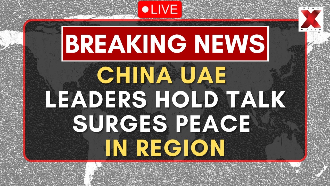 China-UAE diplomacy Live: Wang Yi speaks with UAE foreign minister | NewsX World