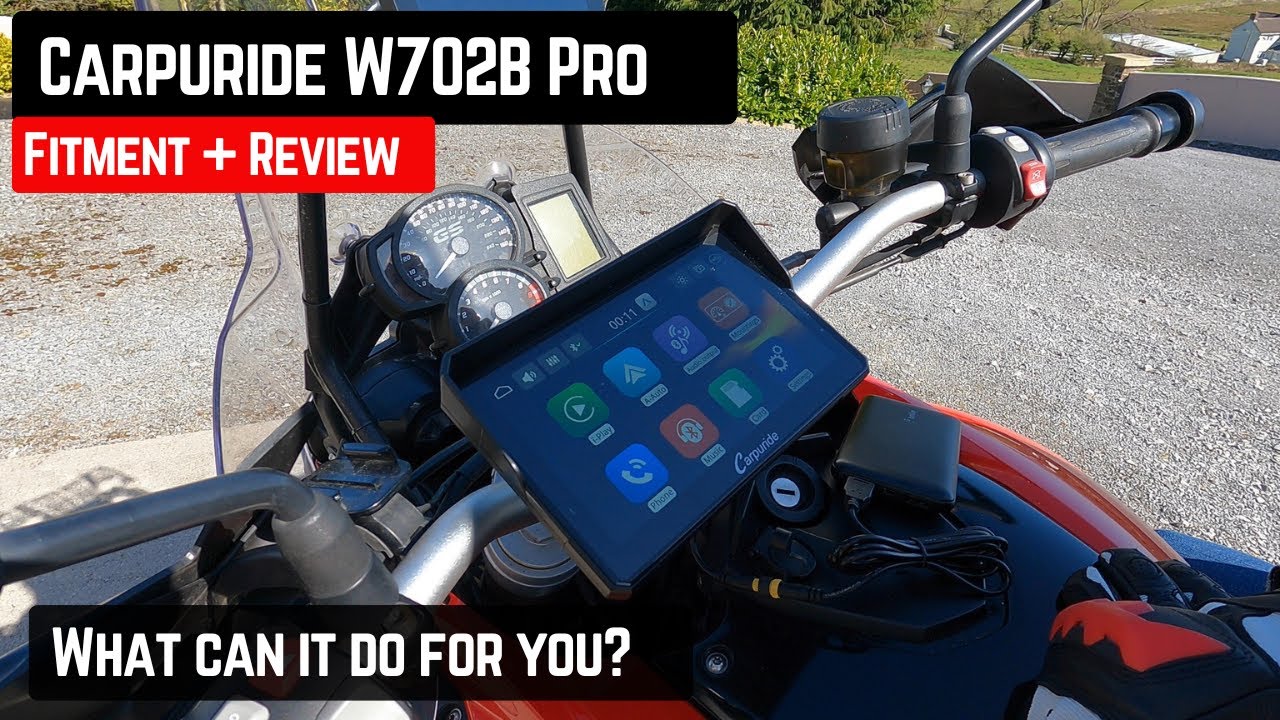 Carpuride W702B Pro on BMW F800GS Adventure! What can it do?