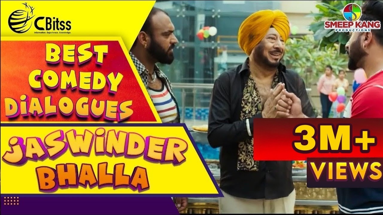 Best Comedy Dialogues of Jaswinder Bhalla | Full Comedy Scenes | Latest Comedy Movie Clip