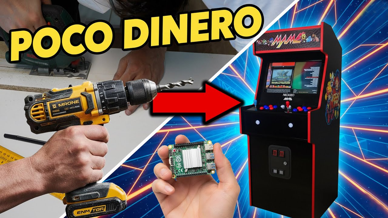 Cómo CONSTRUÍ una MÁQUINA ARCADE COMPLETA con POCO DINERO