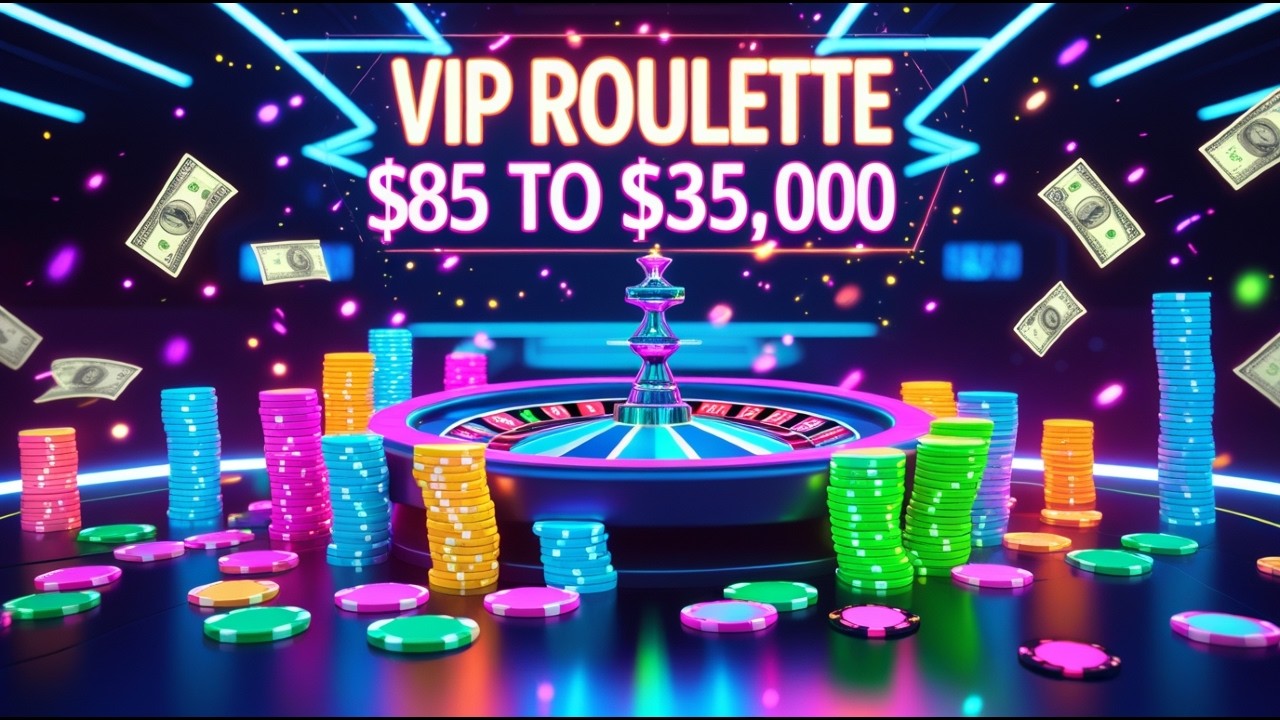I TURNED $85 INTO $35,000 AT VIP ROULETTE!