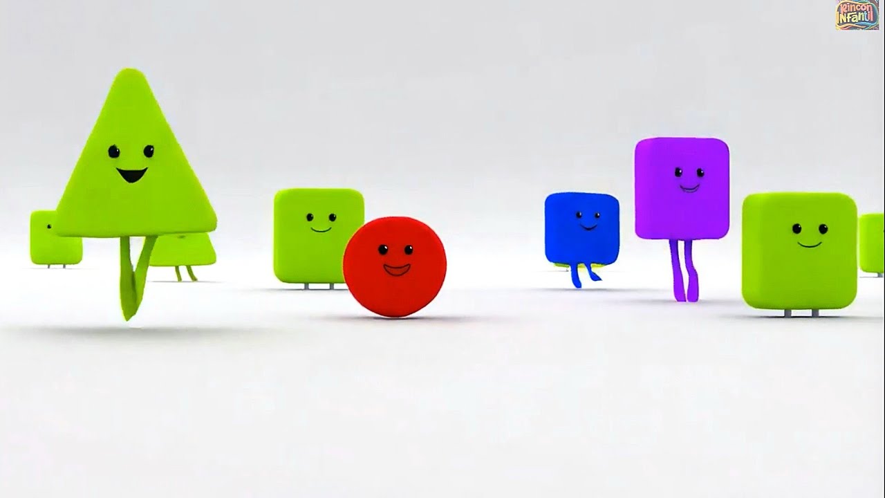 Las Formas | Canciones Infantiles | Rincón Infantil