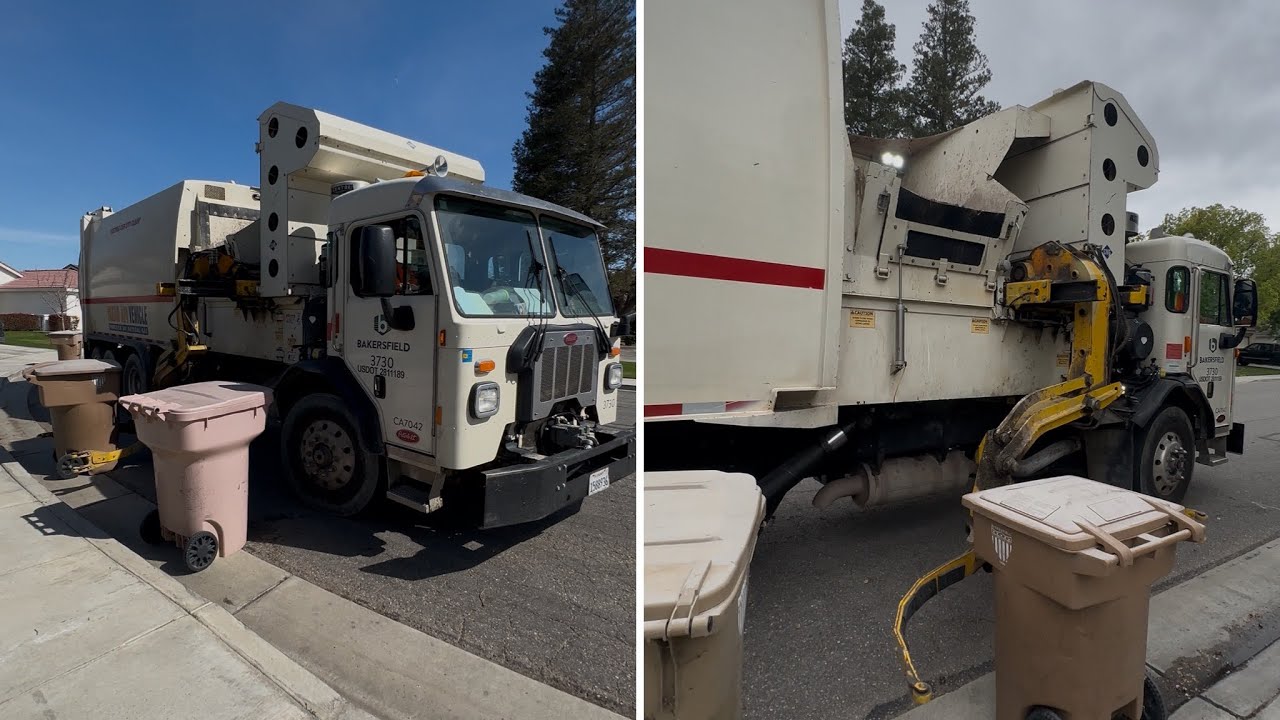 Bakersfield 2021 Peterbilt 520 Bridgeport Ranger #garbagetruck #peterbilttruck #work #viral 